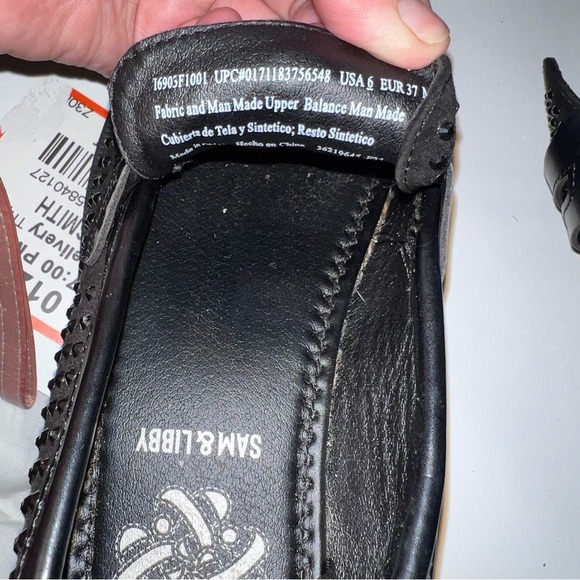 Sam & Libby Black Studded womens Loafers - Picture 4 of 4